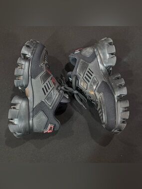 Prada Men's Black Cloudbust Thunder Sneaker Shoes Size 36.5/6.5 Made In Italy